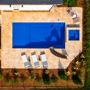 Piscina de natación portátil de 12 m, muy vendida, con escaleras para familias, piscinas de fibra de vidrio, piscina de lujo grande, spa. - Product Image 3