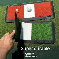 Tapis de golf personnalisé avec logo, antidérapant, absorption des chocs, base en caoutchouc durable, tapis d'entraînement de golf, vente directe d'usine