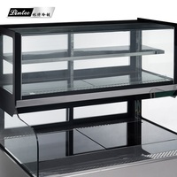 Outil de réfrigération professionnel vertical, affichage de porte en verre transparent, réfrigérateur, gâteaux, armoire de réfrigérateur