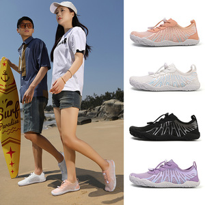Chaussures d'eau avec empeigne en mesh, semelle extérieure en caoutchouc, respirantes, unisexes, pour la plage en été, bout fermé, semelle intermédiaire en EVA - Product Image 5