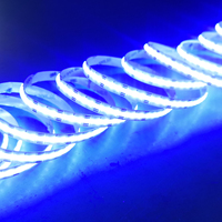 Bande lumineuse LED COB RGB personnalisée 24V 10W/14W 8mm/10mm 576LEDs/m Cuivre IP20 Éclairage paysager