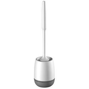 <span class=keywords><strong>Brosse</strong></span> de <span class=keywords><strong>toilette</strong></span> murale suspendue lavable et efficace, à poils doux, en <span class=keywords><strong>silicone</strong></span> premium et durable, noire/grise - Product Image 1