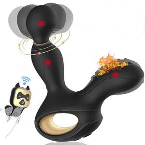 Dildo di riscaldamento vibratore anale per gli uomini Gay clitoride stimolatore anale senza fili vibratore Dildo massaggio prostatico maschio vibratore Strapon - Product Image 1