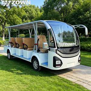 Autobús Turístico Eléctrico Ecológico con Logotipo Personalizado, 11 Asientos, Vehículo de Transporte para Complejos Turísticos, Certificado CE - Product Image 4