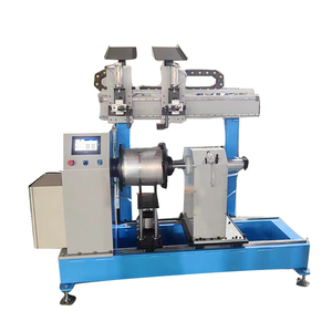 Posicionador de soldadura de tubería con brida de tanque Control PLC para soldaduras circulares y longitudinales - Product Image 1