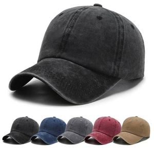 Wholesale 6-Panel Adjustable Blank Washed Unstructured Low Profile Dad Hat Custom Embroidery Logo Cotton Strapback <b>Baseball</b> <b>Cap</b> - Product Image 1