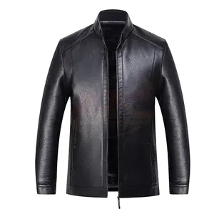 Design de Moda Masculina Nova Chegada Jaqueta De Couro Homens Jaqueta De Couro Pu Jaquetas De Motocicleta Qualidade Premium Couro Couro Jacke