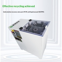 Machine de raffinage électrolytique PC-20 Or-Argent, équipement de récupération électrolytique des métaux et de développement photo pour électrolyse