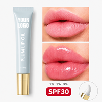 Gloss repulpant pour les lèvres, marque privée, végan, 20 ml, huile repulpante hydratante pour les lèvres, repulpeur extrême pour les lèvres, maquillage