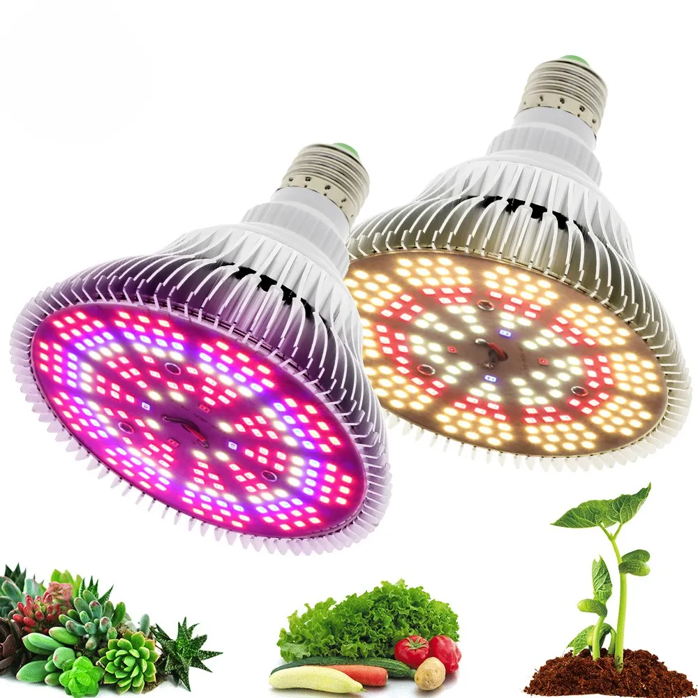 Lâmpada LED crescente para cultivo de plantas, lâmpada solar de espectro total de 200Leds, lâmpada crescente de hidroponia para plantas e flores de interior