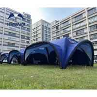 Abri gonflable étanche pour événements, tentes de box pour équipes de course, tentes de garage gonflables publicitaires pour rallyes et sports automobiles