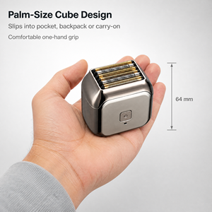 เครื่องโกนหนวดไฟฟ้า MENGLI 6334 สำหรับผู้ชาย, ใบมีด 6 ใบ กันน้ำ ชาร์จผ่าน USB ใช้ได้ทั้งแบบเปียกและแห้ง เหมาะสำหรับการเดินทาง - Product Image 5