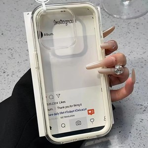 <span class=keywords><strong>Cover</strong></span> Protettiva Trasparente 2-in-1 <span class=keywords><strong>Colorata</strong></span> Adatta per <span class=keywords><strong>Apple</strong></span> 17 Stile Ins Custodia Antiurto in TPU per iPhone 16Pro Max - Product Image 4