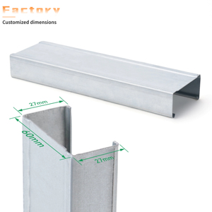 Thép nhẹ U hồ sơ cho vách thạch cao Trần thành phần lưới Keel tấm thạch cao với vách thạch cao - Product Image 5