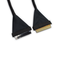 Rangkaian Kabel FPC Fleksibel OEM Kustom 0.5mm Pitch 40Pin 40AWG Sinyal LVDS untuk Sistem Kamera Komputer Elektronik Mesin