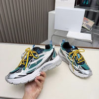 Chaussures unisexes à semelle épaisse 2026 |   Chaussures de sport décontractées, basses, à lacets, patchwork, avec décoration de flèche sur le talon