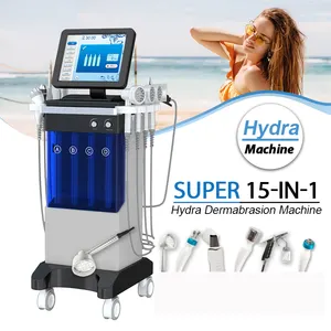 15 In 1Hydro Microdermabrasion Oxygen Jet Aqua Facials Skin Care Cleaning Hydra Dermabrasion Machine