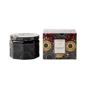 Vela Aromática de Lujo en Frasco de Vidrio con Cera de Soya y Diseño en Relieve, Precio de Fábrica, para Decoración del Hogar y Celebraciones de Bodas - Product Image 2