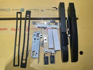 TYSH <span class=keywords><strong>Serrure</strong></span> électrique automatique Aluminium Verre Coulissant Tuya App WiFi 3d Reconnaissance faciale <span class=keywords><strong>Serrure</strong></span> de porte intelligente Étanche pour l'extérieur - Product Image 6