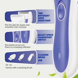 Sonifer SF-9566 Portable Petite Taille USB Rechargeable Lady Épilateur Femmes De Poche Rasage Cheveux Épilateur Confortable - Product Image 3