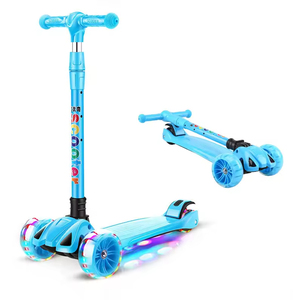 Trottinette pliable légère à 3 roues pour enfants de 2 à 4 ans et de 3 à 6 ans à prix avantageux - Product Image 4