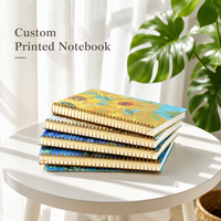 Carnet de notes personnalisé à couverture rigide, format B5, reliure spirale, pages épaisses pour étudiants, école, bureau