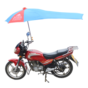 Ô dù che mưa xe máy có logo tùy chỉnh, chống gió, chống thấm nước, dành riêng cho xe máy, bao gồm giá đỡ và tay cầm - Product Image 1