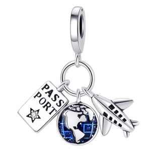 จี้เครื่องประดับแฟชั่นจี้เงิน S925ดีไซน์แบบดั้งเดิมตัวการ์ตูนอันเรือนักบินอวกาศแบบทำมือ - Product Image 5