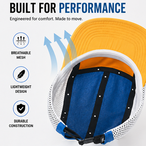<span class=keywords><strong>Gorra</strong></span> Deportiva Personalizada <span class=keywords><strong>de</strong></span> Malla con Logotipo Impreso por Sublimación, Transpirable, <span class=keywords><strong>de</strong></span> Alto Rendimiento, Informal, <span class=keywords><strong>de</strong></span> Secado Rápido, para Ciclismo y Running - Product Image 4