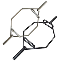 Barre hexagonale pour trap bar, barre pour shrugs, barre pour deadlifts, entraînement de force, barre hexagonale pour deadlifts et shrugs