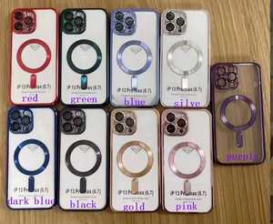 Étui magnétique antichoc de plusieurs couleurs avec chargement sans fil pour iPhone 13 14 15 16 Pro Max Plus Nouveau design - Product Image 5