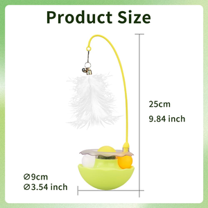 <b>Interactive</b> IQ Treat 360 Turning Pet Dog <b>Cat</b> <b>Interactive</b> <b>Toy</b> and Food Leaking Feeder - Product Image 4