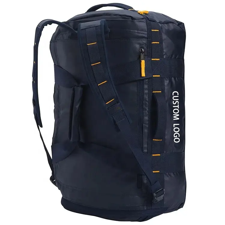 Mochila de lona de lujo personalizada para hombre, mochila de nailon impermeable para exteriores, bolsas deportivas para gimnasio, bolsas de viaje de lona con compartimento para zapatos, nuevo