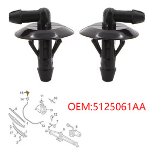 Dodge Sprinter Windshield <b>Washer</b> Hose Connector 5125061AA Black Plastic Auto Part - Product Image 4