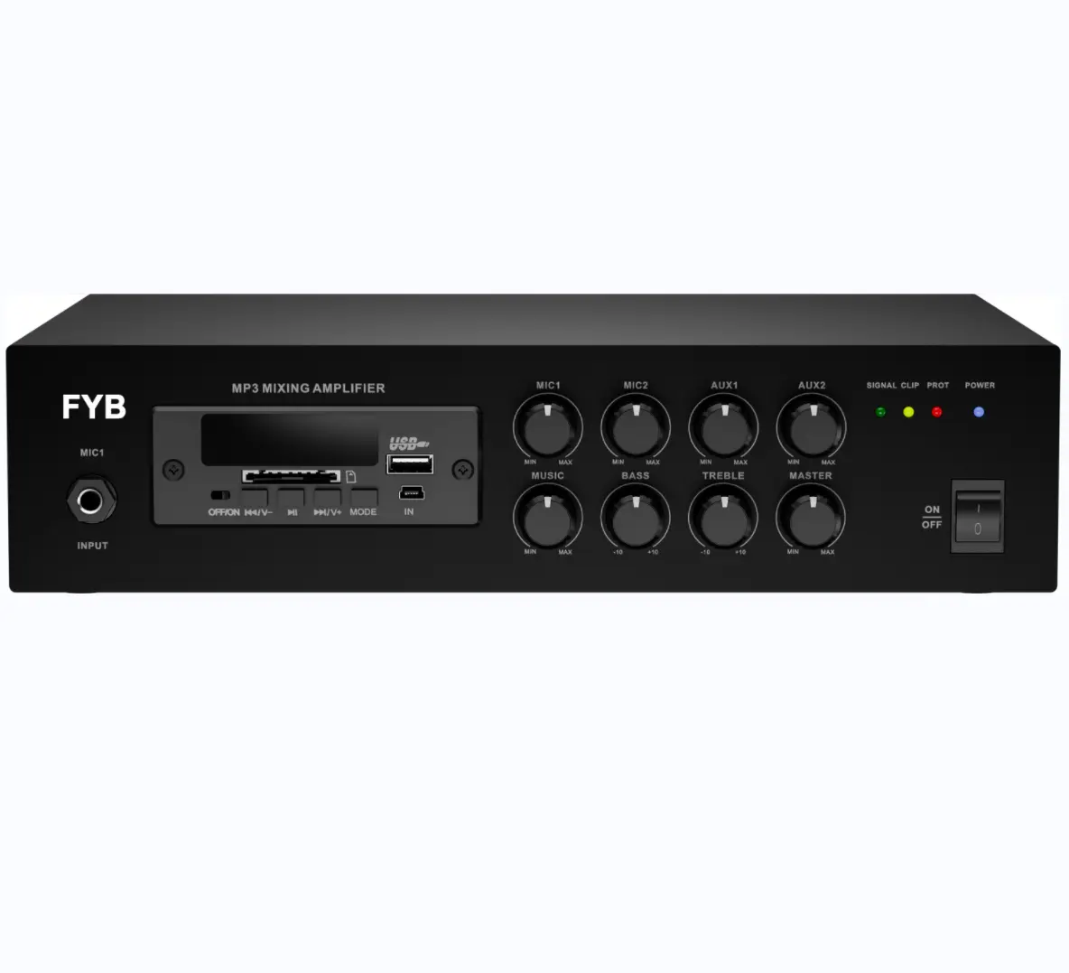 FYB OEM 60W 120W karaoke masa inşa MP3/SD/FM/Bluetooth/ECHO Bluetooth mikser amplifikatör güç amplifikatörü