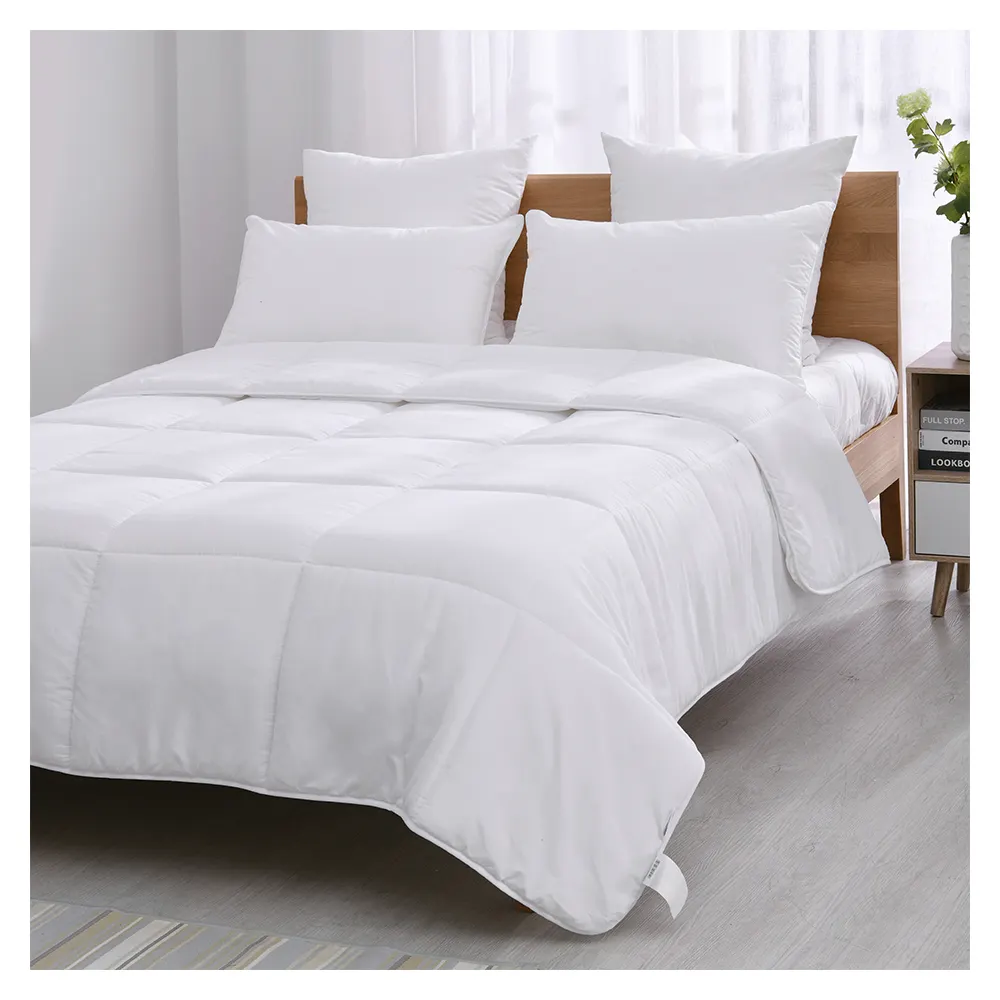 Alibaba Top Seller Oeko-Tex Bedroom Feather Down White Queen Size Bed Comforter For Winter