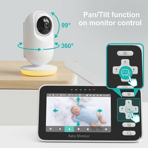 กล้องวงจรปิดสำหรับเด็ก KT436T หน้าจอ IPS 4 นิ้ว พร้อม WiFi แบตเตอรี่แบบชาร์จได้ 3000mAh ระยะเชื่อมต่อ 1000 ฟุต รองรับ Tuya Smart Life - Product Image 2