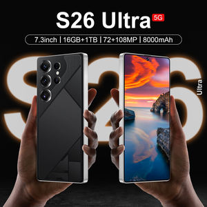 2026 hot selling s26 ultra pro 5G 12GB+512GB mobile phone LED high refresh rate screen 8000mAh <b>battery</b> capacity - Product Image 2