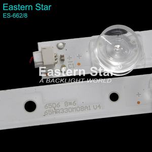 Bande de rétroéclairage LED ES-662 (6) utilisation pour T <span class=keywords><strong>C</strong></span> L 65S421 65S423 65s425 panneau MD9W00 - Product Image 5