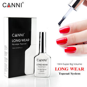 <span class=keywords><strong>CANNI</strong></span>-Couche de finition longue durée 18ml non nettoyante, non nettoyante, avec diamant super brillant, vernis de finition en gel trempé - Product Image 1