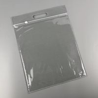 Sacs en plastique biodégradables GRS Wholesale D2W CPE avec fermeture éclair coulissante et impression en gravure, sur mesure pour les vêtements