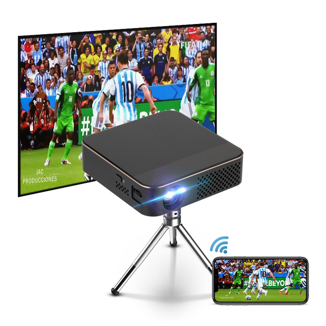 Top Sales Mini Pocket Projector Android IOS Portable DLP Smart Android System for Home Theater Dlp Projectors
