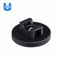 Aimant d'attache de câble D22mm Aimant enduit de caoutchouc Magnétique Zip Tie Holder