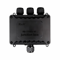 Boîte de boîtier électrique d'éclairage LED extérieur étanche IP68 plastique Durable 1 à 2 voies pour boîtiers électroniques et d'instruments