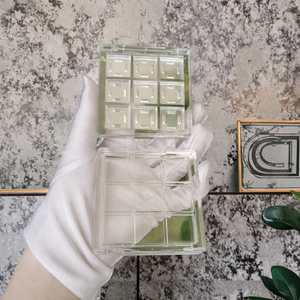 อายแชโดว์แบบใสมีช่อง9ช่องสำหรับกล่องใส่บลัชออนสีใสทำจาก PP/ABS - Product Image 2