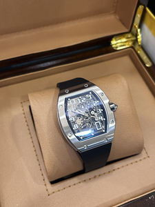 <span class=keywords><strong>Montre</strong></span> mécanique en acier inoxydable pour <span class=keywords><strong>homme</strong></span> - <span class=keywords><strong>Montre</strong></span>-bracelet ultra-fine RM6701 multifonctionnelle et élégante - Product Image 3