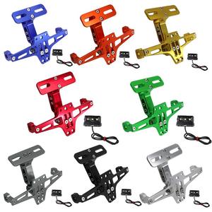 Soporte de matrícula con luz LED para sistemas de modificación de motocicletas - Product Image 1