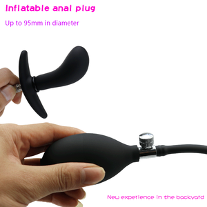 Nuevo Juguete Anal de Silicona Grande, Tapón Anal Inflable de Tamaño Ajustable, <span class=keywords><strong>Juguetes</strong></span> Sexuales para Hombres, Productos de Masaje, Masturbación - Product Image 3