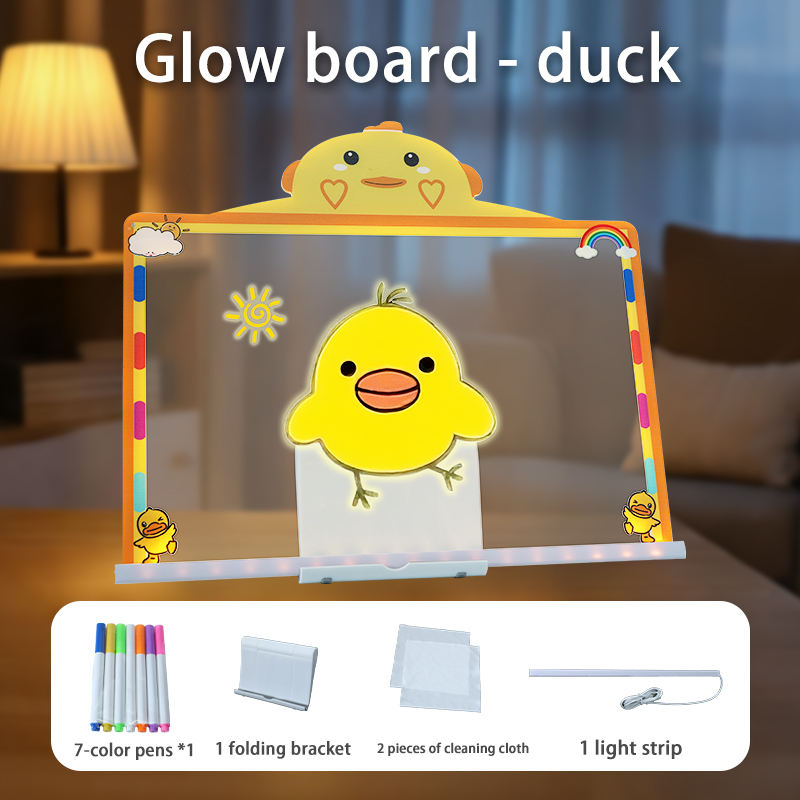 Extra-large illuminated panel - Little Yellow Duck