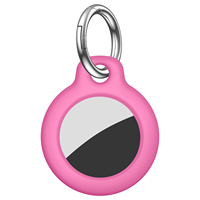 Pour Airtag Tracker localisateur dispositif étui couleur unie Anti-perte porte-clés housse de protection pour Airtags étui en silicone